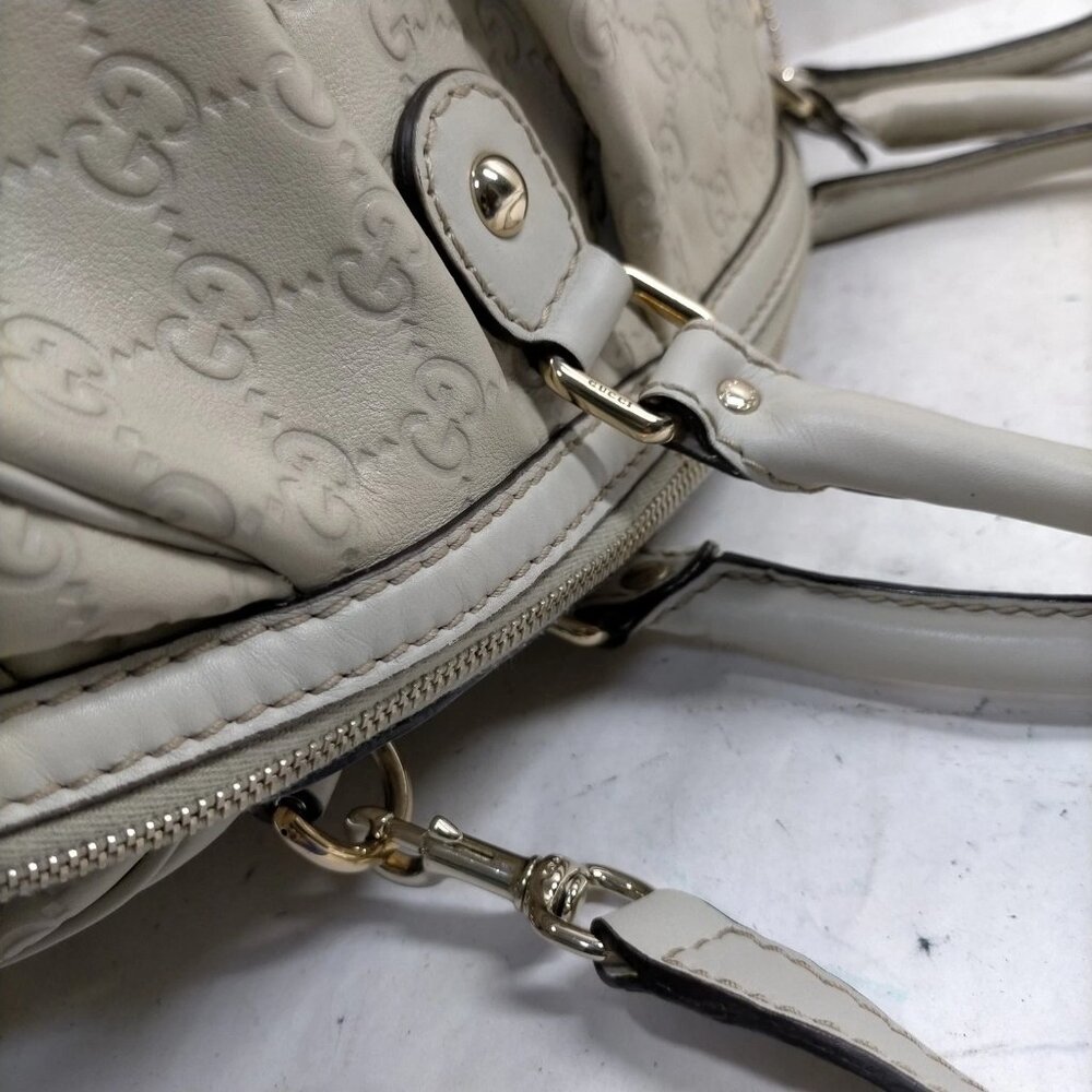 Gucci White Leather Handbag - Picture 7 of 16